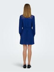 Jacqueline de Yong Dámské šaty JDYLION Regular Fit 15308123 Bellwether Blue (Velikost XS)