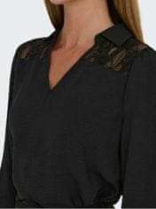 Jacqueline de Yong Dámské šaty JDYLION Regular Fit 15308123 Black (Velikost XL)