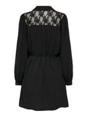 Jacqueline de Yong Dámské šaty JDYLION Regular Fit 15308123 Black (Velikost M)