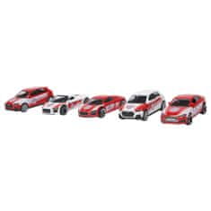 FotbalFans Kolekce 5x Audi autíčka FC Bayern, Sada, 7.5 cm