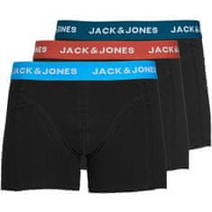 Jack&Jones 3 PACK - pánské trenky JACMARVIN 12237286 Black (Velikost M)