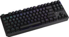 4DAVE Endorfy herní klávesnice Thock TKL Wireless Black / RGB / black sw. / bezdrátová / mechanická / CZ/SK layout / černá