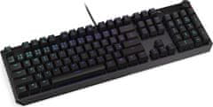 4DAVE Endorfy herní klávesnice Thock Red / red sw. / drátová / mechanická / CZ / SK layout / černá RGB