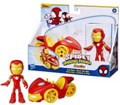 Spiderman SAF vozidlo a figurka 10 cm Iron Man