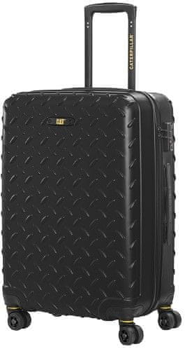 Levně Caterpillar cestovní kufr Industrial Plate, 92 L - černý