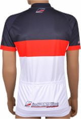 inSPORTline Cyklistický dres Pro Team (Velikost: S, Barva: černo-červeno-bílá)