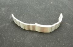 LEVNOSHOP Univerzální náhradní řemínek bez osiček 20 mm, článkový, stříbrná