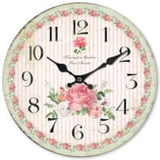 Isabelle Rose Dřevěné nástěnné hodiny Kensington Garden 29 cm