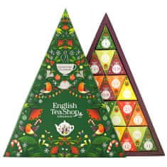 English Tea Shop Adventní kalendář Zelený trojúhelník 25 pyramidek BIO