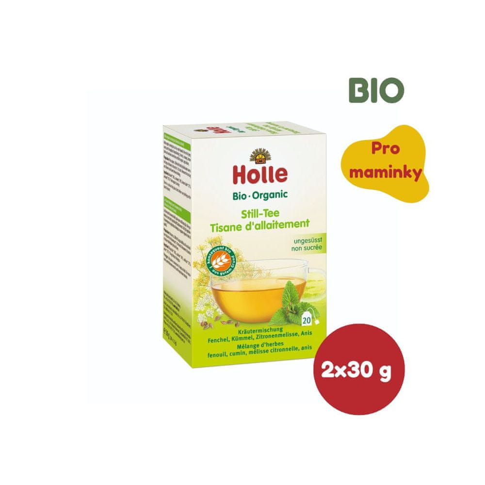 Levně Holle Bio-čaj pro kojící maminky, 2 × 30 g