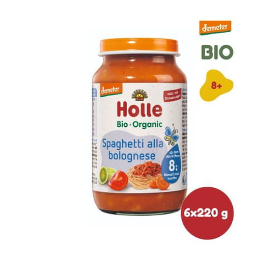Holle Bio Boloňské špagety - 6 x 220 g