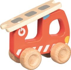 Goki Dřevěné hasičské autíčko 