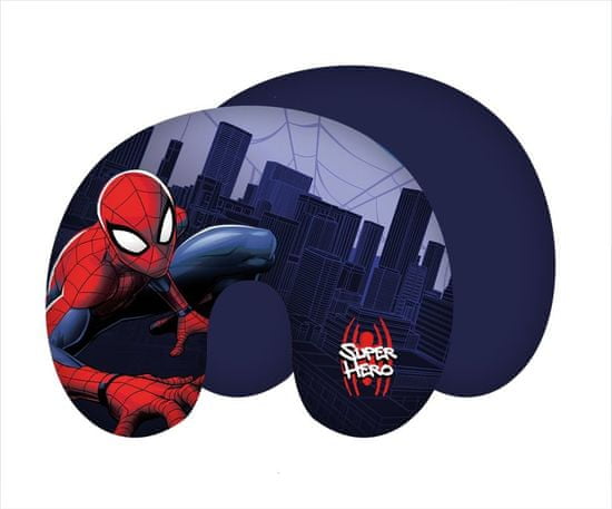 Jerry Fabrics Cestovní polštářek Spiderman 06 Polyester, 1x28/33 cm
