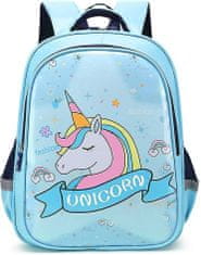 Mamitati Školní batoh, aktovka Unicorn - sv. modrý