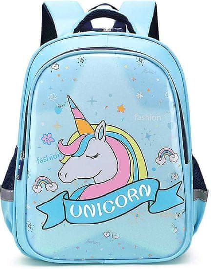 Mamitati Školní batoh, aktovka Unicorn - sv. modrý