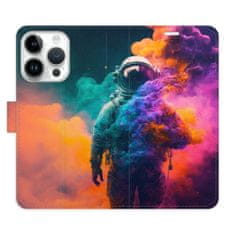 iSaprio Flipové pouzdro - Astronaut in Colours 02 pro Apple iPhone 15 Pro