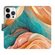 iSaprio Flipové pouzdro - Blue and Orange pro Apple iPhone 15 Pro