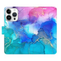 iSaprio Flipové pouzdro - BluePink Paint pro Apple iPhone 15 Pro