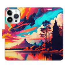 iSaprio Flipové pouzdro - Colorful Mountains 02 pro Apple iPhone 15 Pro