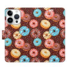 iSaprio Flipové pouzdro - Donuts Pattern pro Apple iPhone 15 Pro