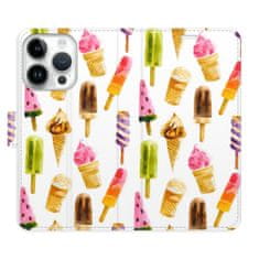iSaprio Flipové pouzdro - Ice Cream Pattern pro Apple iPhone 15 Pro