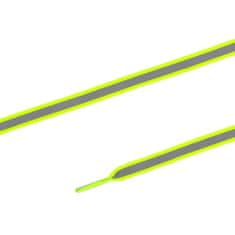 PRYM Ploché tkaničky reflexní, 8 mm, 120 cm, žluté/stříbrné