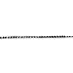 PRYM Šňůrka větrovky, 4 mm, 150 cm, černá/bílá