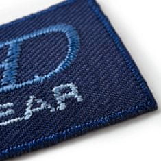 PRYM Nášivka džínový štítek Speed Wear, obdélník, nažehlovací, tmavě modrá