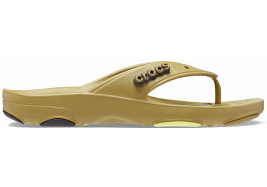 Crocs Classic All-Terrain Flip-Flops Unisex, 43-44 EU, M10W12, Žabky, Pantofle, Sandály, Aloe, Hnědá, 207712-3UA