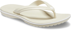 Crocs Crocband Flip-Flops Unisex, 43-44 EU, M10W12, Žabky, Pantofle, Sandály, Bone, Béžová, 11033-2Y2