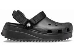 Crocs Classic Hiker Clogs Unisex, 39-40 EU, M7W9, Pantofle, Dřeváky, Black/Black, Černá, 206772-060