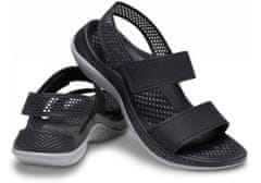 Crocs LiteRide 360 Sandals pro ženy, 37-38 EU, W7, Sandály, Pantofle, Black/Light Grey, Černá, 206711-02G