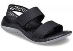 Crocs LiteRide 360 Sandals pro ženy, 36-37 EU, W6, Sandály, Pantofle, Black/Light Grey, Černá, 206711-02G