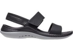 Crocs LiteRide 360 Sandals pro ženy, 37-38 EU, W7, Sandály, Pantofle, Black/Light Grey, Černá, 206711-02G