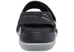 Crocs LiteRide 360 Sandals pro ženy, 39-40 EU, W9, Sandály, Pantofle, Black/Light Grey, Černá, 206711-02G