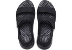 Crocs LiteRide 360 Sandals pro ženy, 36-37 EU, W6, Sandály, Pantofle, Black/Light Grey, Černá, 206711-02G