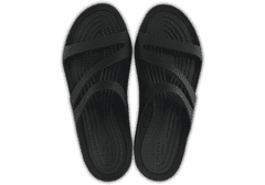 Crocs Swiftwater Sandals pro ženy, 42-43 EU, W11, Sandály, Pantofle, Black/Black, Černá, 203998-060