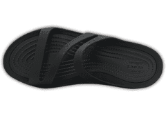 Crocs Swiftwater Sandals pro ženy, 39-40 EU, W9, Sandály, Pantofle, Black/Black, Černá, 203998-060