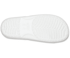 Crocs Classic Slides pro muže, 45-46 EU, M11, Pantofle, Sandály, White, Bílá, 206121-100