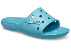 Crocs Classic Slides Unisex, 38-39 EU, M6W8, Pantofle, Sandály, Turq Tonic, Modrá, 206121-4ST