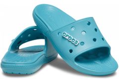 Crocs Classic Slides Unisex, 38-39 EU, M6W8, Pantofle, Sandály, Turq Tonic, Modrá, 206121-4ST