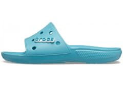 Crocs Classic Slides Unisex, 41-42 EU, M8W10, Pantofle, Sandály, Turq Tonic, Modrá, 206121-4ST