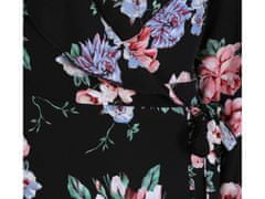 sarcia.eu Černé, vzdušné květinové šaty značky JOHN ZACK M