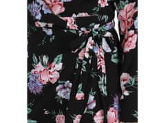 sarcia.eu Černé, vzdušné květinové šaty značky JOHN ZACK M
