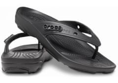 Crocs Classic All-Terrain Flip-Flops Unisex, 38-39 EU, M6W8, Žabky, Pantofle, Sandály, Black, Černá, 207712-001