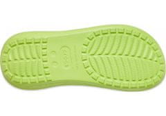 Crocs Classic Crush Sandals Unisex, 41-42 EU, M8W10, Sandály, Pantofle, Limeade, Zelená, 207670-3UH