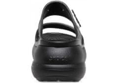Crocs Classic Crush Sandals Unisex, 38-39 EU, M6W8, Sandály, Pantofle, Black, Černá, 207670-001