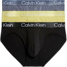 Calvin Klein 3 PACK - pánské slipy NB2969A-CBJ (Velikost XXL)