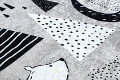 Dywany Łuszczów AKCE: 80x150 cm Dětský kusový koberec Junior 51974.802 Bears grey 80x150