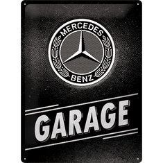 NOSTALGIC-ART Retro cedule plech 30 x 40 cm Mercedes-Benz Garage